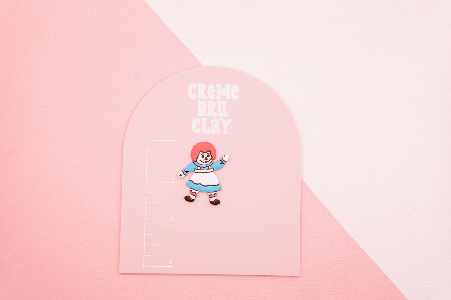 Raggedy Ann and Andy Polymer Clay Cutter Set, Baby Nursery Rhyme Clay Tool