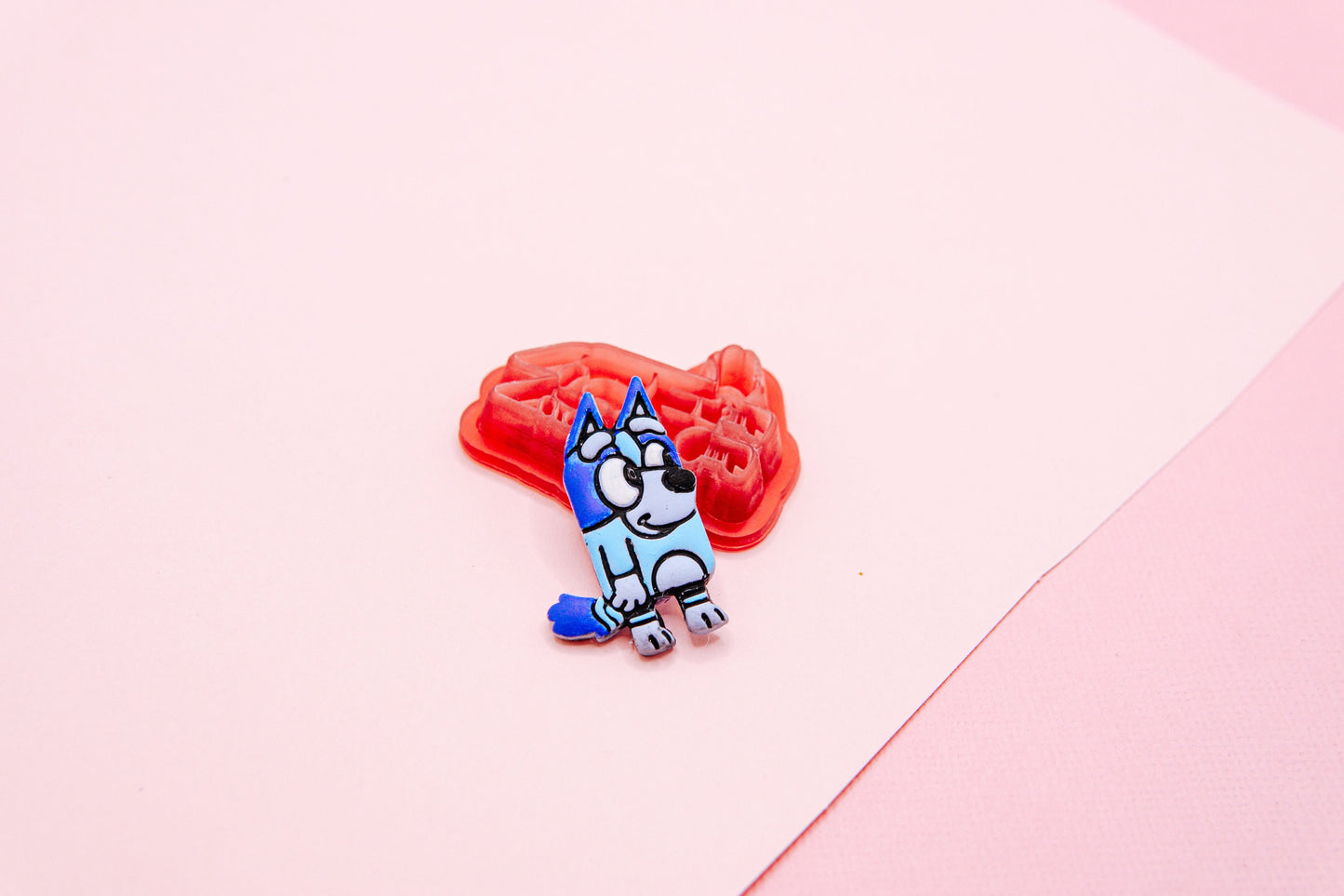 Bluey Dog Cartoon Polymer Clay Cutter, Nursery Rhyme Baby Themed Clay Tools