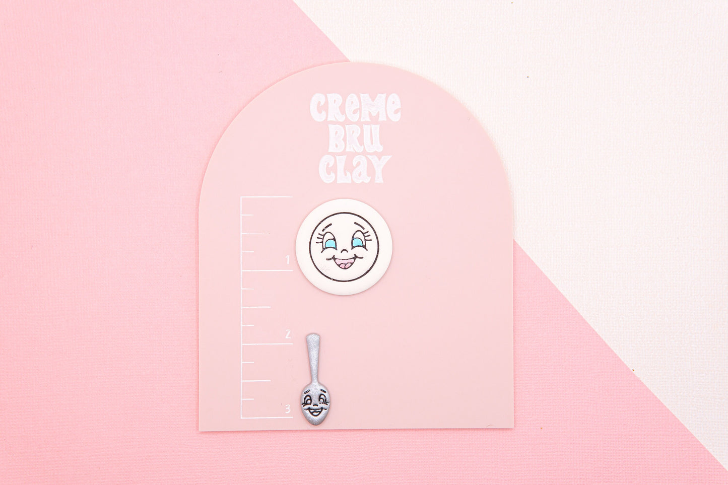 Plate and Spoon Polymer Clay Cutter Set, Baby Nursery Rhyme Themed Clay Tools