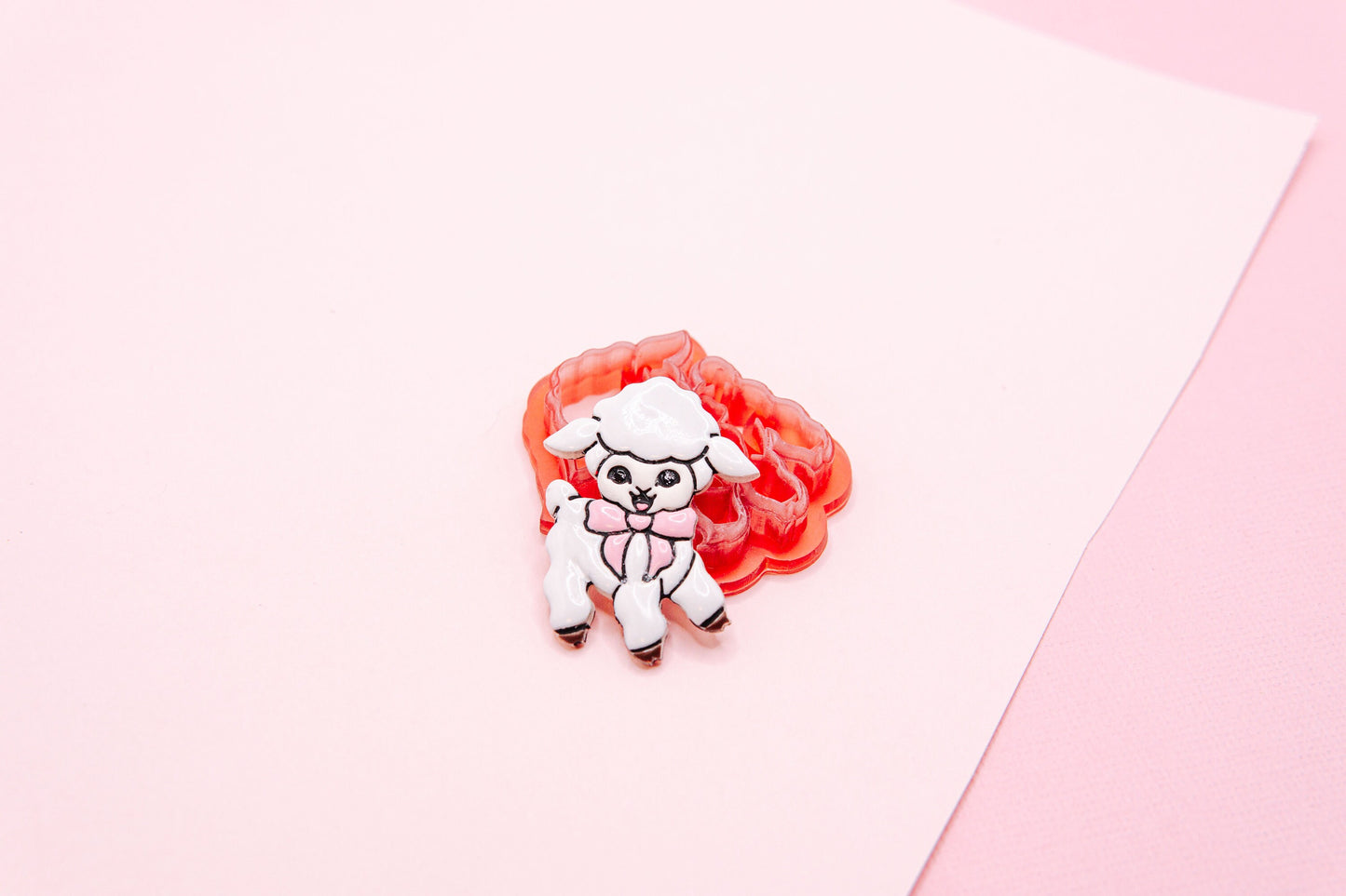 Lamb Polymer Clay Cutter, Nursery Rhyme Baby Themed Clay Tools, Mary Had A Little Lamb Polymer Clay Cutter