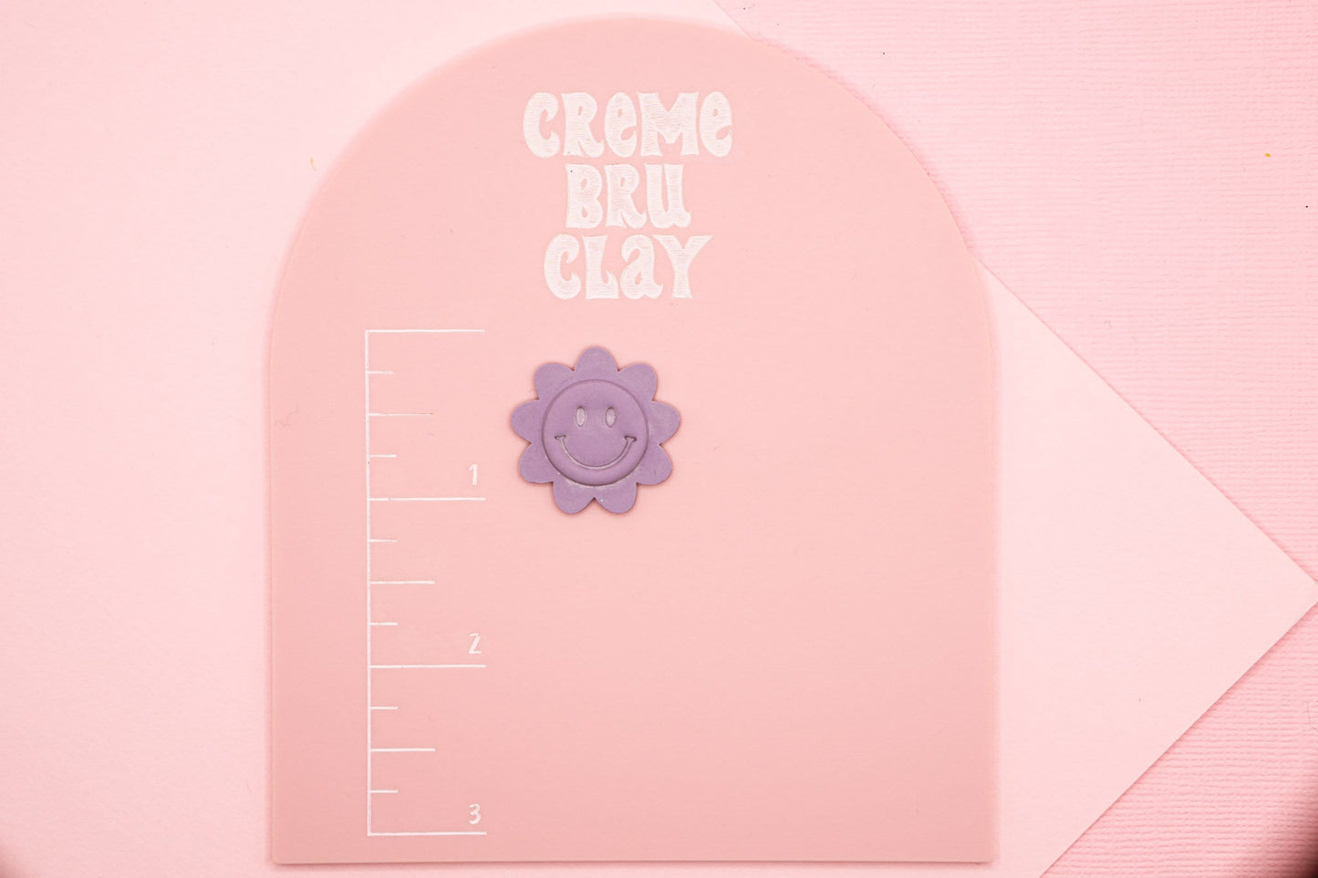 Smiling Flower Clay Cutter, Happy Flower Polymer Clay Cutter
