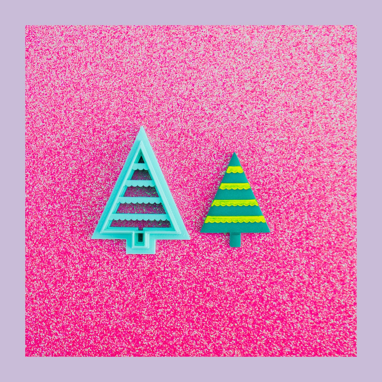 Christmas Tree Clay Cutter Set