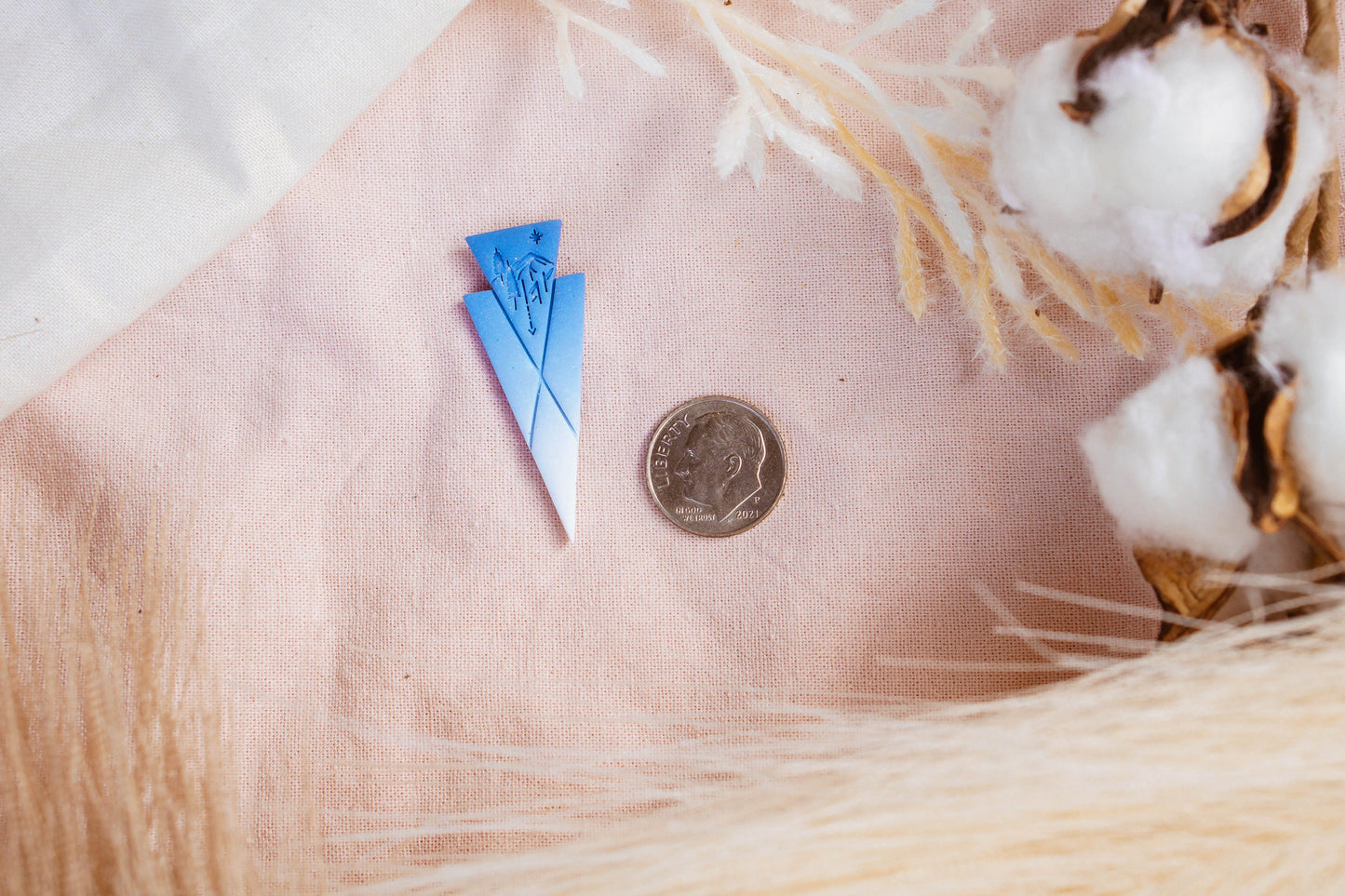 Geometric Nature Inspired Polymer Clay Cutter, Forest Triangle Clay Cutter, IsabellaEllisStudios COLLAB Cutter, Craft Tools