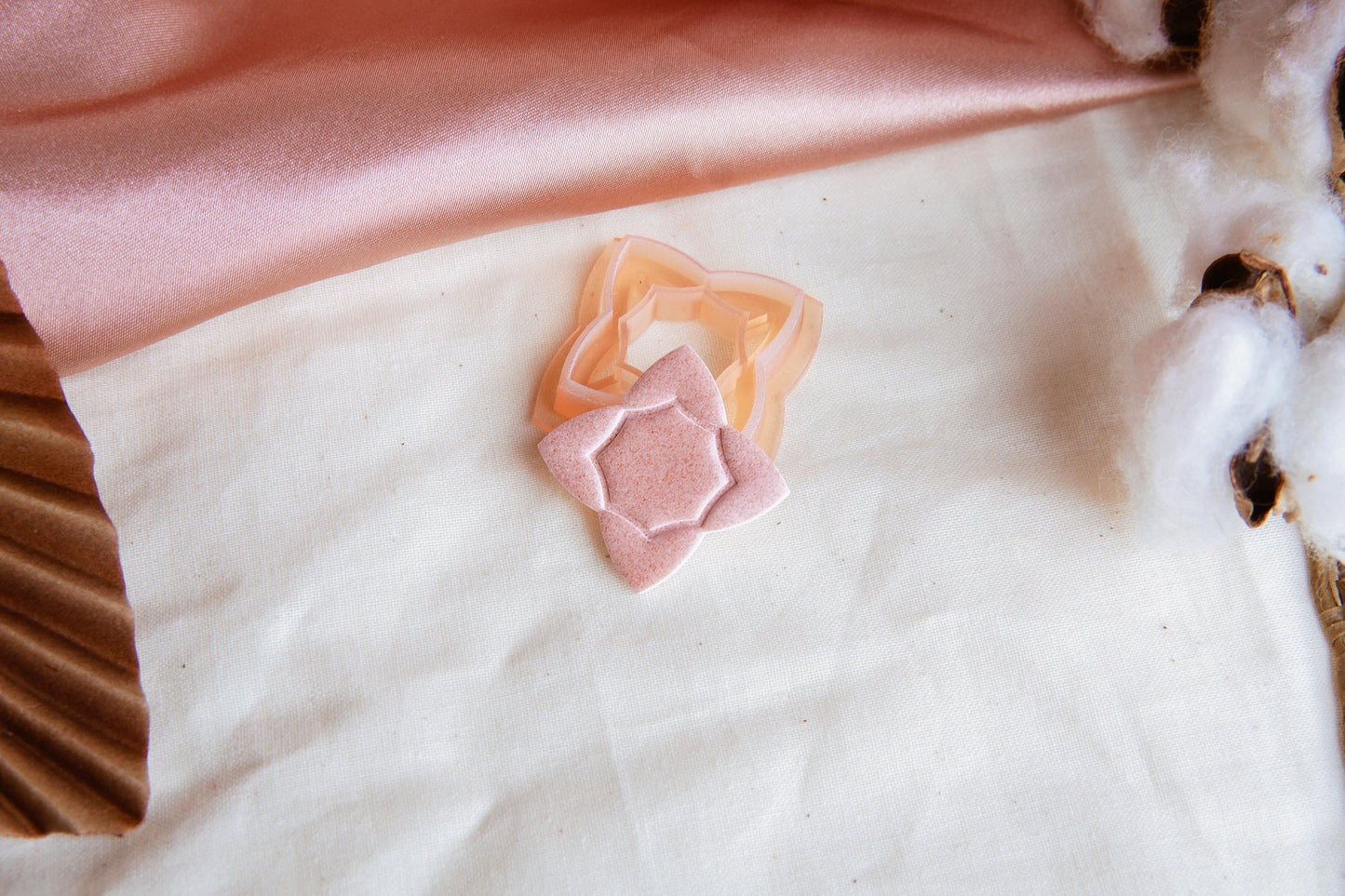 Geometric Inspired Polymer Clay Cutter, Rounded Diamond Star Clay Cutter, IsabellaEllisStudios COLLAB Cutter, Craft Tools