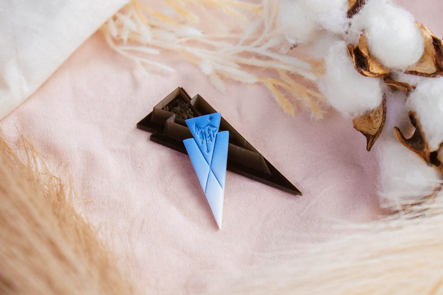 Geometric Nature Inspired Polymer Clay Cutter, Forest Triangle Clay Cutter, IsabellaEllisStudios COLLAB Cutter, Craft Tools