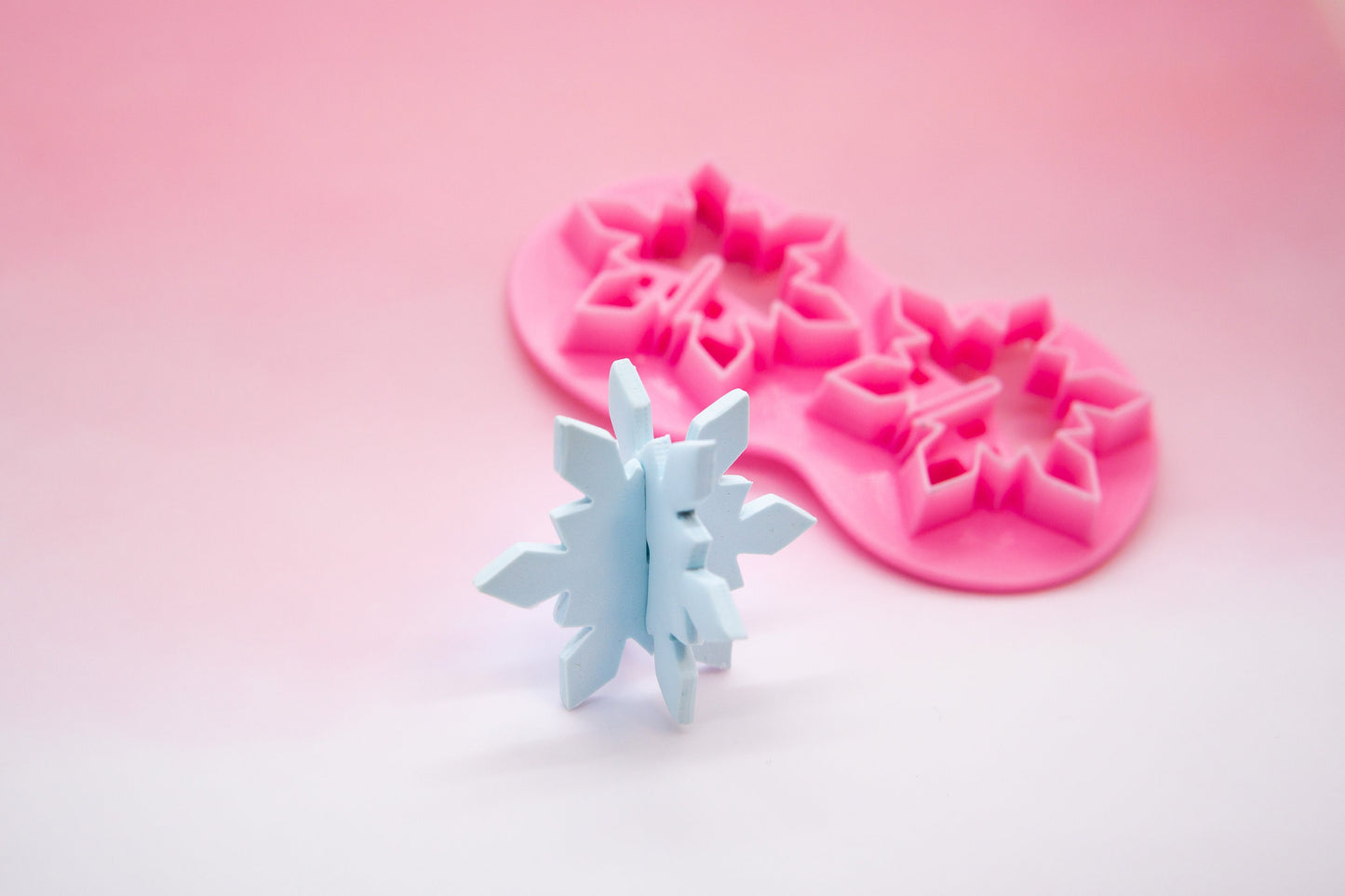 3D Snowflake Polymer Clay Cutter