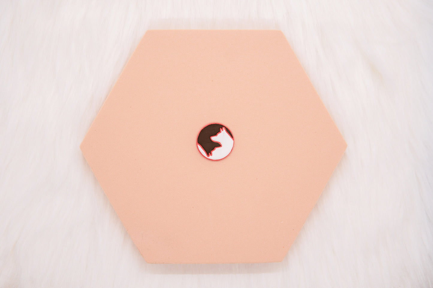 Wolf Ying Yang Circle Polymer Clay Cutter, Nature Clay Cutter, Craft Tools