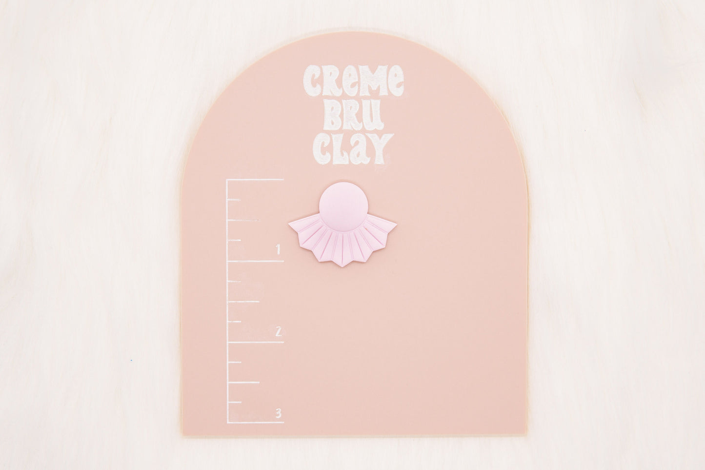 Geometric Circle Fan Polymer Clay Cutter, Funky Clay Cutter, Craft Tools