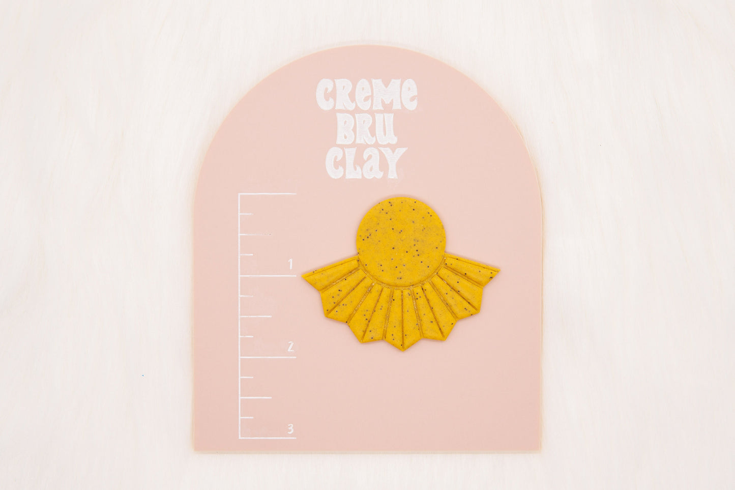 Geometric Circle Fan Polymer Clay Cutter, Funky Clay Cutter, Craft Tools