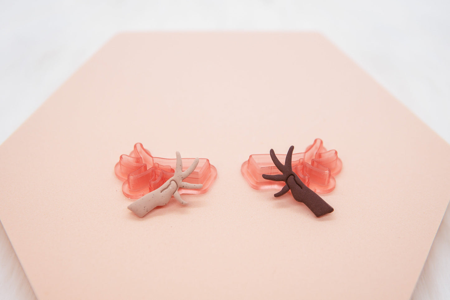 Hand Shaped Polymer Clay Cutter Set, Hands Clay Cutter, Clay Craft Tool, Shop.Rangeen Collab Cutter