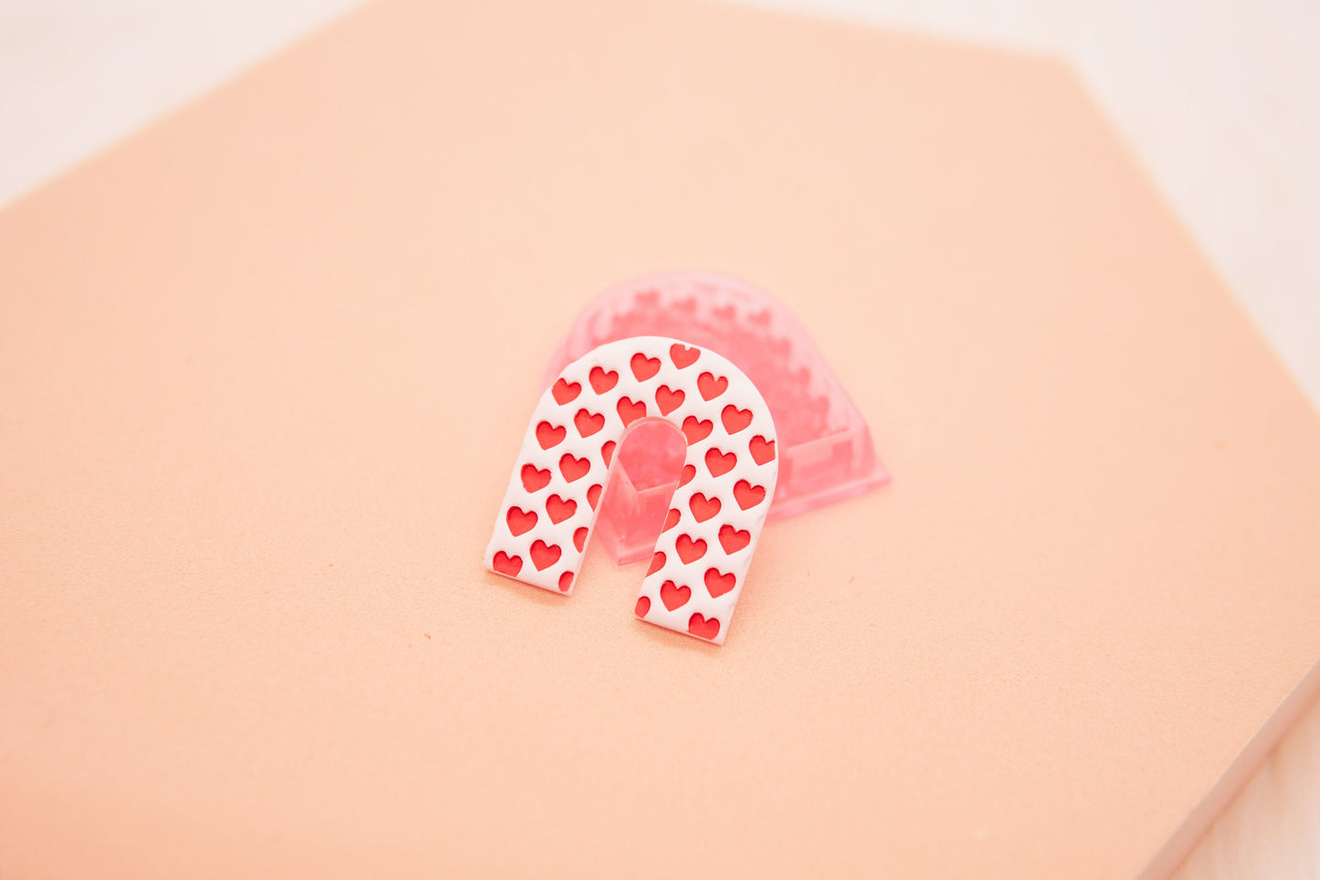Heart Pattern Arch Polymer Clay Cutter, Heart Arch Cutter, Heart Design Clay Cutter, Valentines Day Clay Cutter