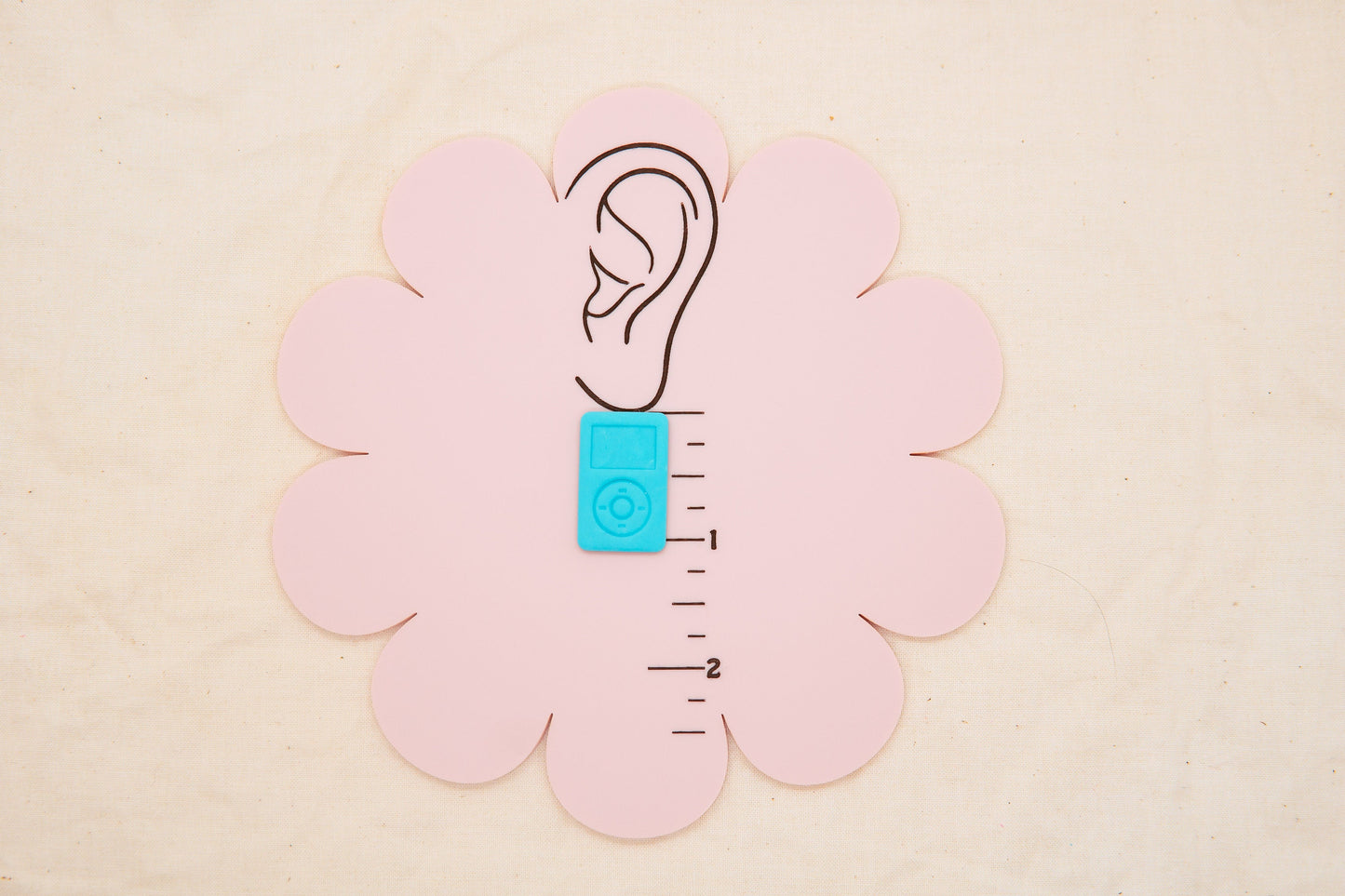 iPod Polymer Clay Cutter, 2000s Decade Craft Cutter, Apple iPod Clay Tool, HarlowAndSage Collab Polymer Clay Cutter