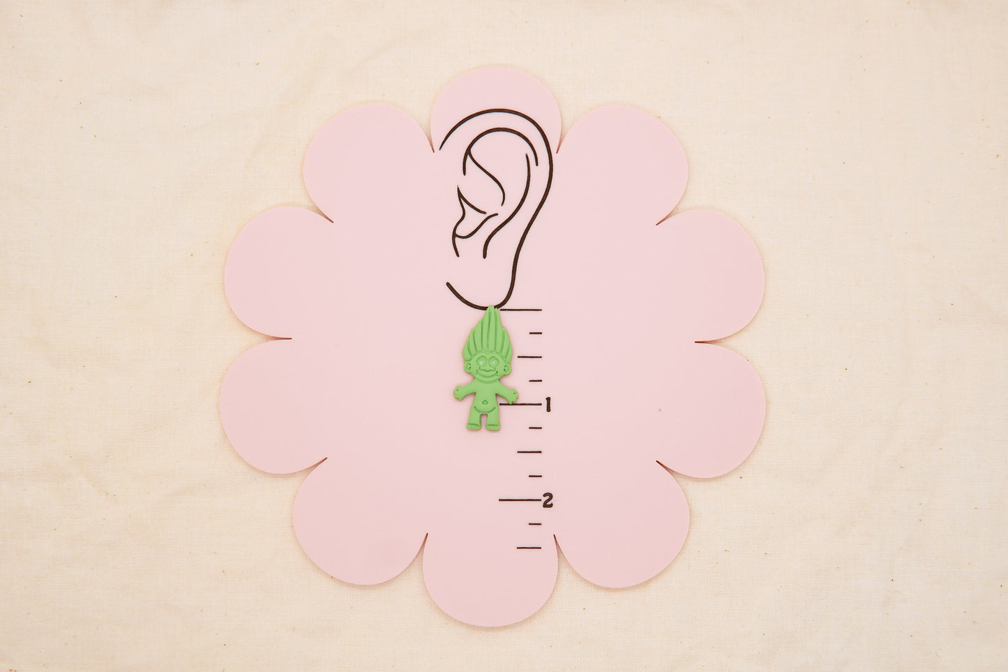 Troll Doll Polymer Clay Cutter, 1990s Decade Craft Cutter, Classic Toy Clay Tool, CottonAndClay Collab Polymer Clay Cutter