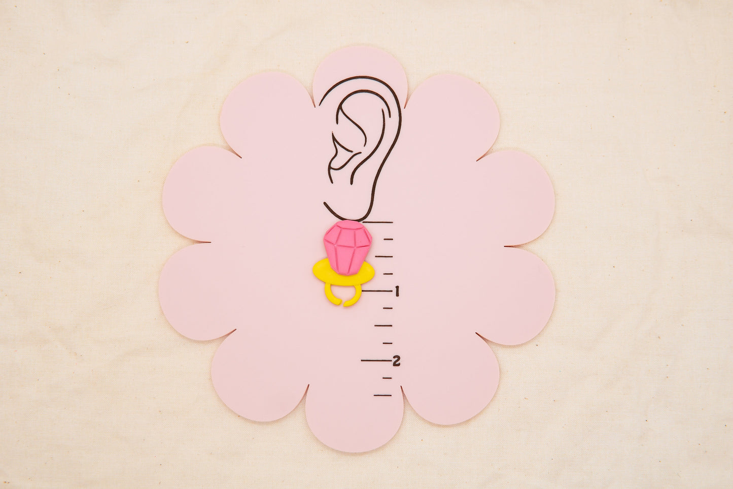 Ring Pop Polymer Clay Cutter, 1990s Decade Craft Cutter, Candy Clay Tool, CottonAndClay Collab Polymer Clay Cutter