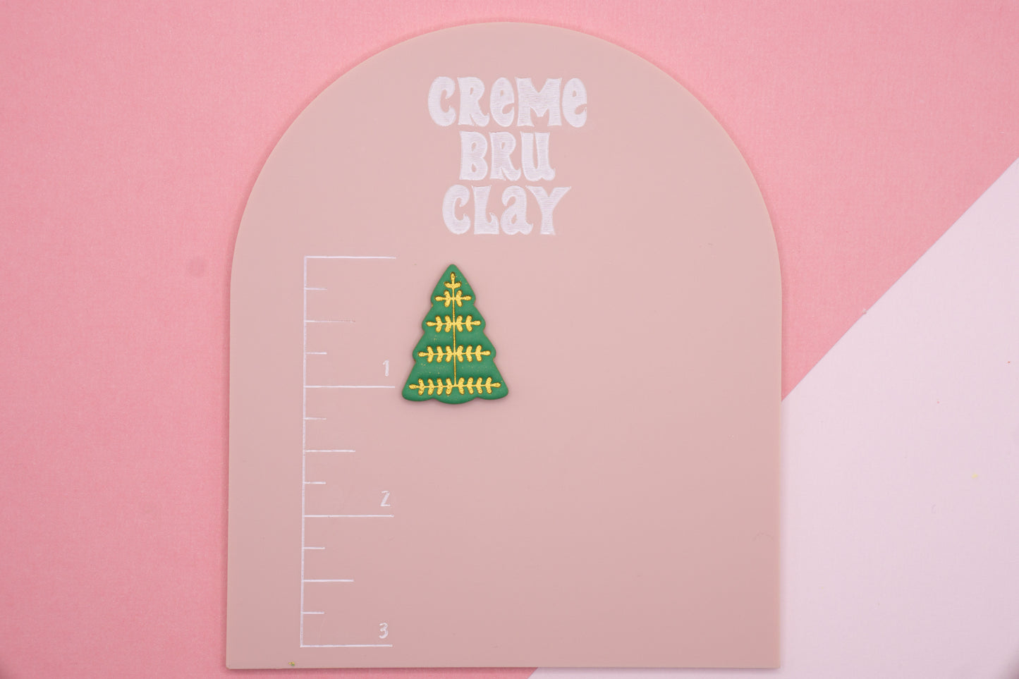 Elegant Christmas Tree Polymer Clay Cutter