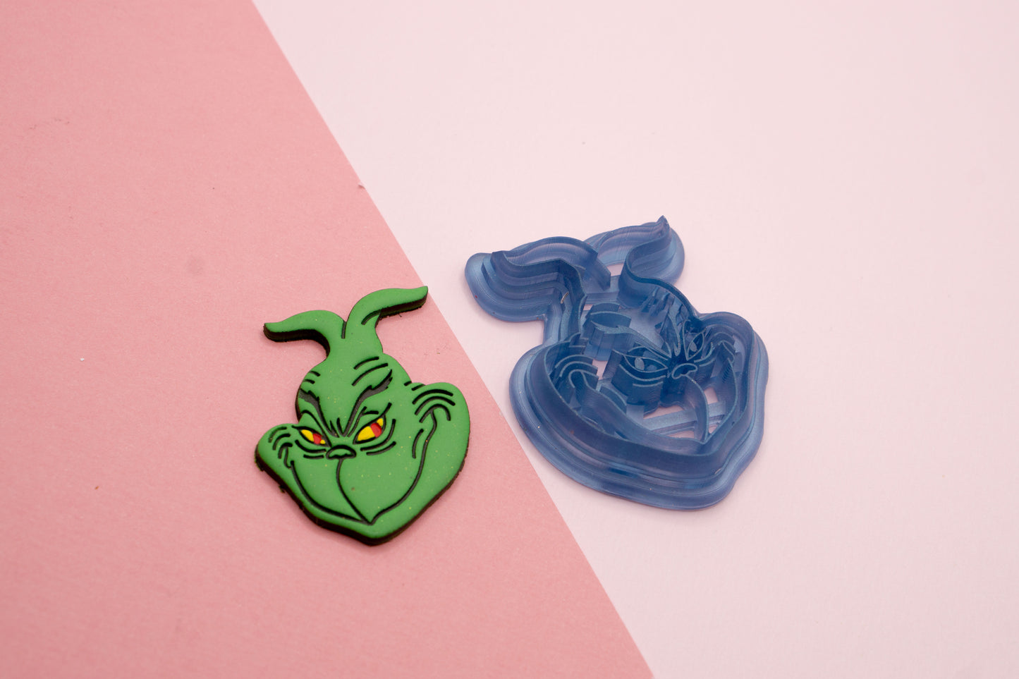 Original Grinch Christmas Cartoon Polymer Clay Cutter