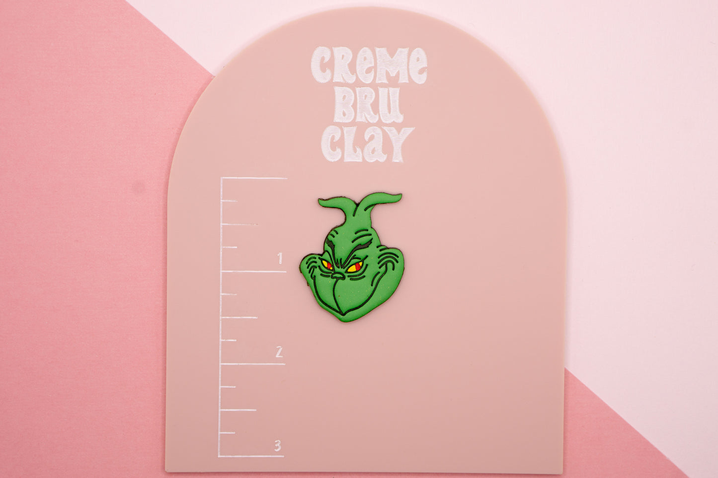 Original Grinch Christmas Cartoon Polymer Clay Cutter