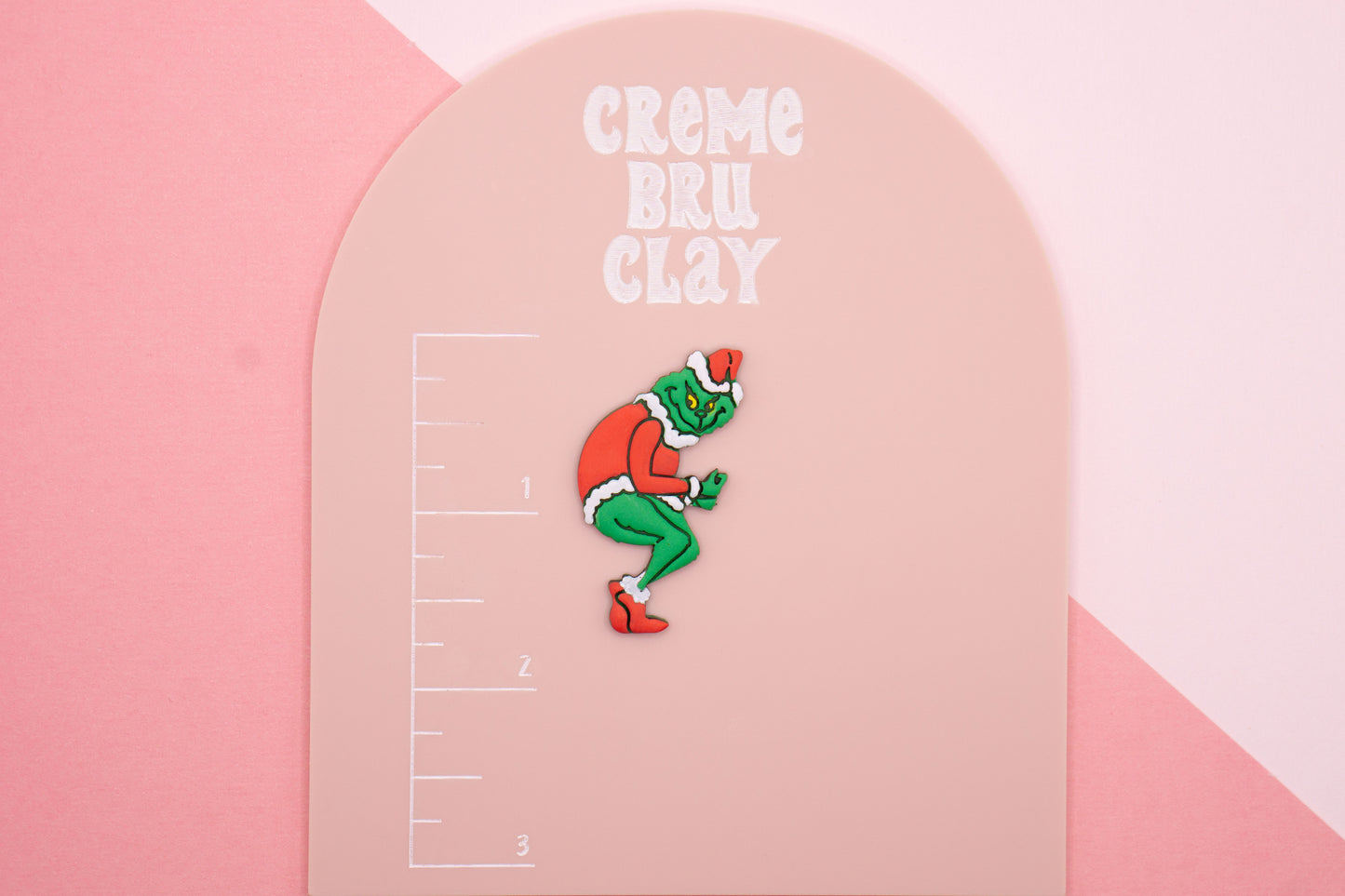 Full Body Grinch Christmas Cartoon Polymer Clay Cutter