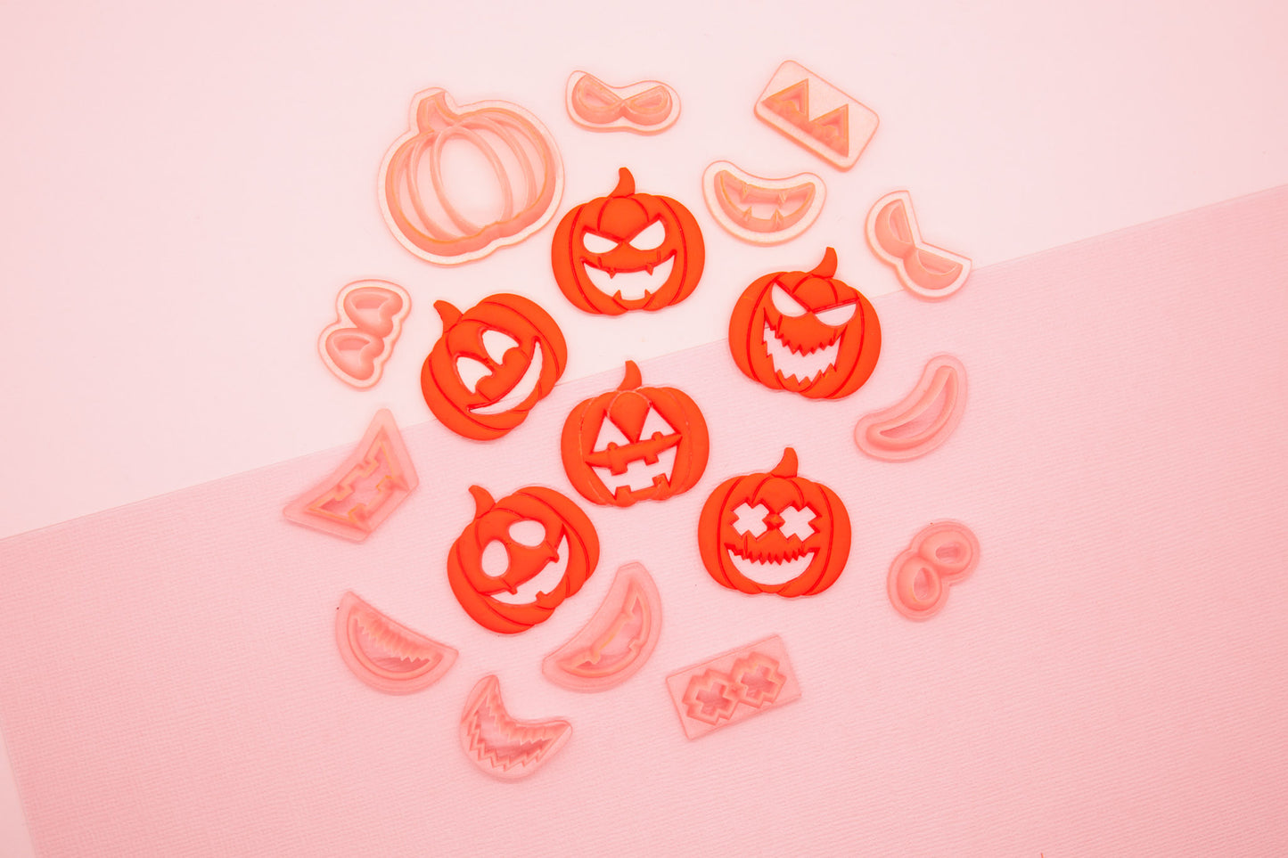 Jack O Lantern Polymer Clay Cutter Set