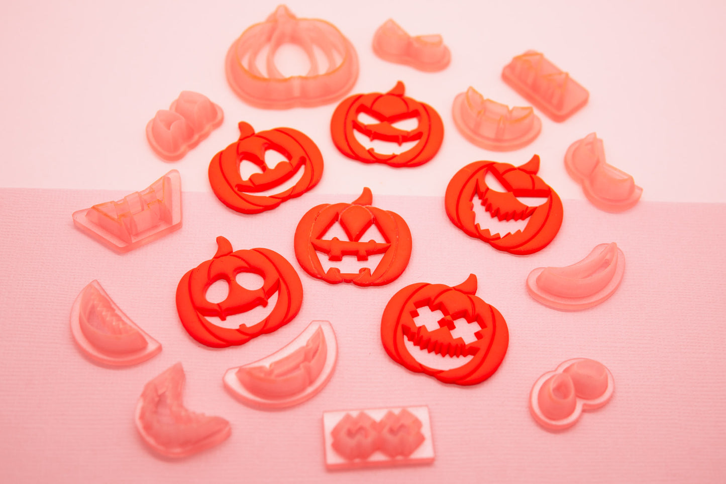 Jack O Lantern Polymer Clay Cutter Set