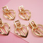 Heart Shaped Barrette Hair Clip Blanks