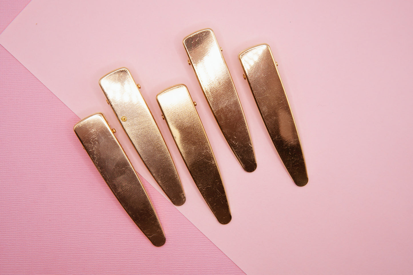 Long Skinny Dagger Shaped Barrette Hair Clip Blanks