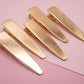 Long Skinny Dagger Shaped Barrette Hair Clip Blanks