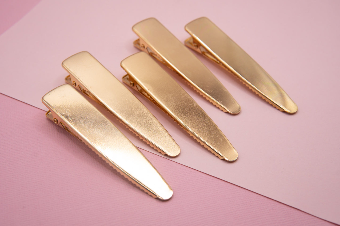 Long Skinny Dagger Shaped Barrette Hair Clip Blanks