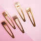 Long Skinny Dagger Shaped Barrette Hair Clip Blanks