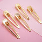 Long Skinny Dagger Shaped Barrette Hair Clip Blanks