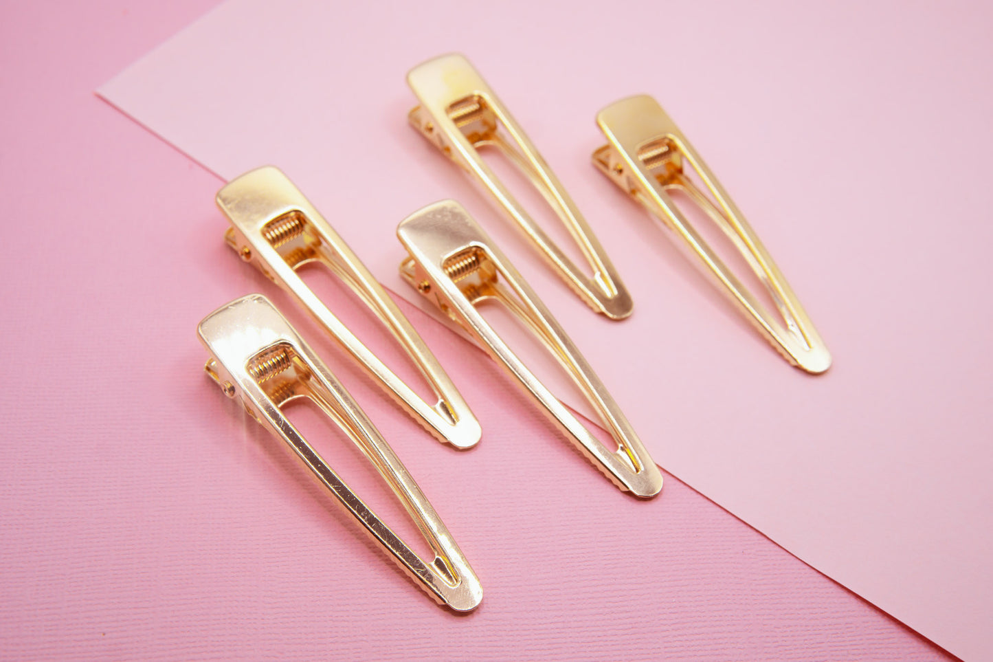 Long Skinny Dagger Shaped Barrette Hair Clip Blanks