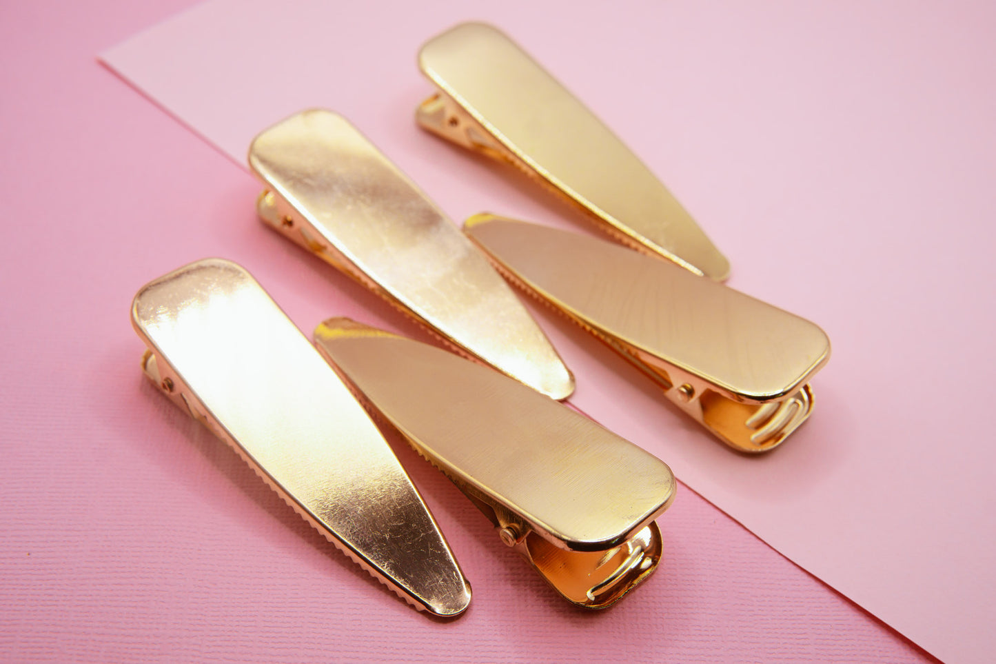 Large Thick Dagger Shaped Barrette Hair Clip Blanks