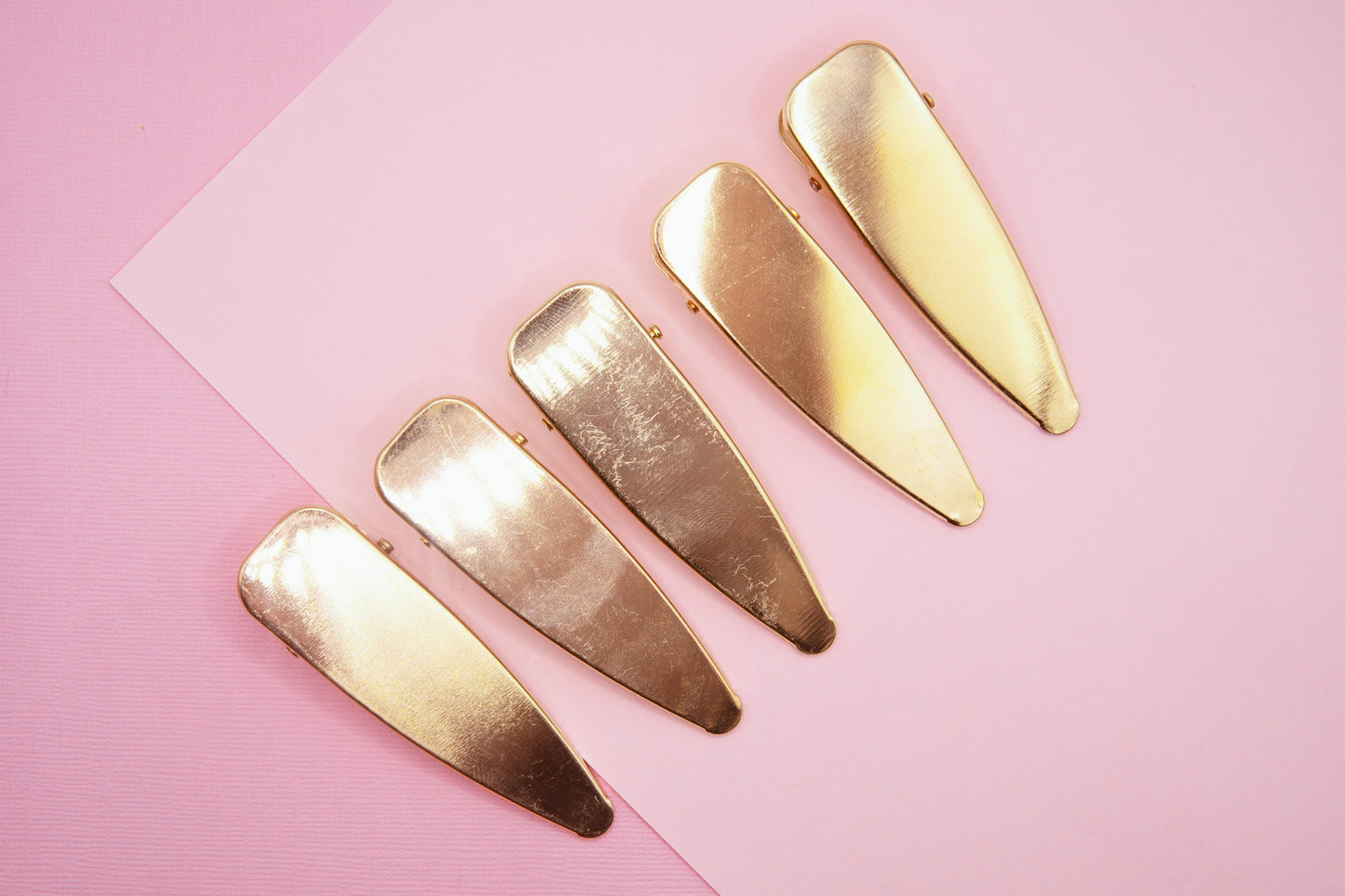 Large Thick Dagger Shaped Barrette Hair Clip Blanks