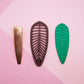 Palm Leaf Barrette Hair Clip Cutter and Blanks Set