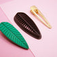 Palm Leaf Barrette Hair Clip Cutter and Blanks Set