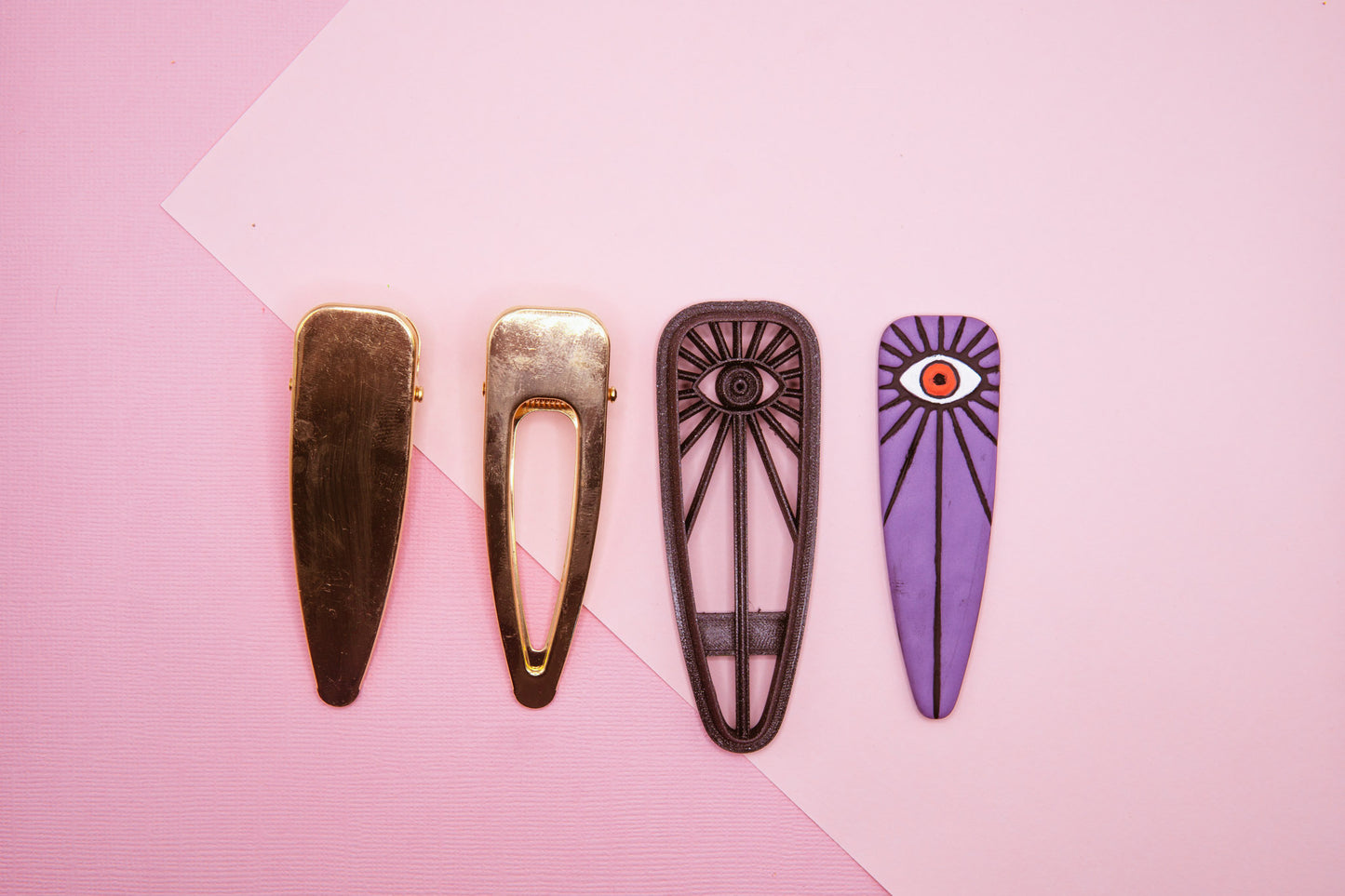 Third Eye Barrette Hair Clip Cutter and Blanks Set