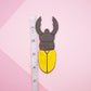 Beetle Barrette Hair Clip Cutter and Blanks Set