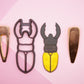 Beetle Barrette Hair Clip Cutter and Blanks Set