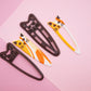 Cat Barrette Hair Clip Cutter and Blanks Set