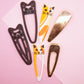 Cat Barrette Hair Clip Cutter and Blanks Set