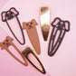 Dog Barrette Hair Clip Cutter and Blanks Set