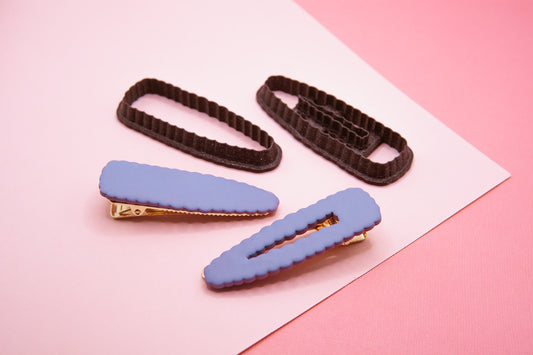 Bumpy Barrette Hair Clip Cutter and Blanks Set
