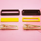 Rectangular Barrette Hair Clip Cutter and Blanks Set