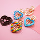 Heart Shaped Barrette Hair Clip Cutter and Blanks Set