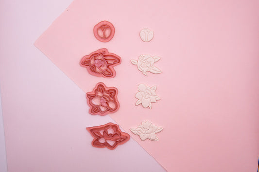 Floral Phase Polymer Clay Cutter Set