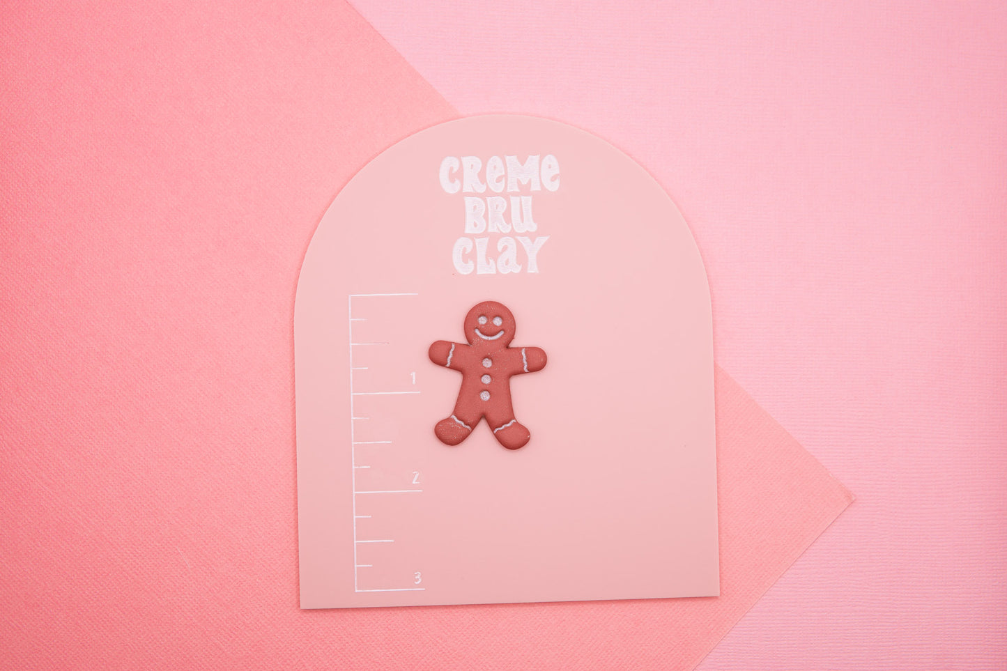 Gingerbread Man Cookie Polymer Clay Cutter