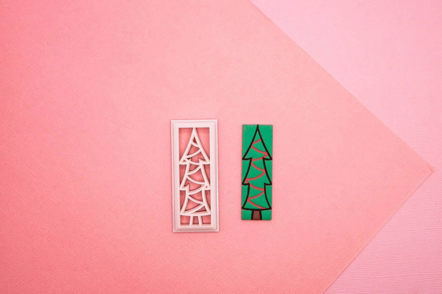 Christmas Rectangles Polymer Clay Cutter Set