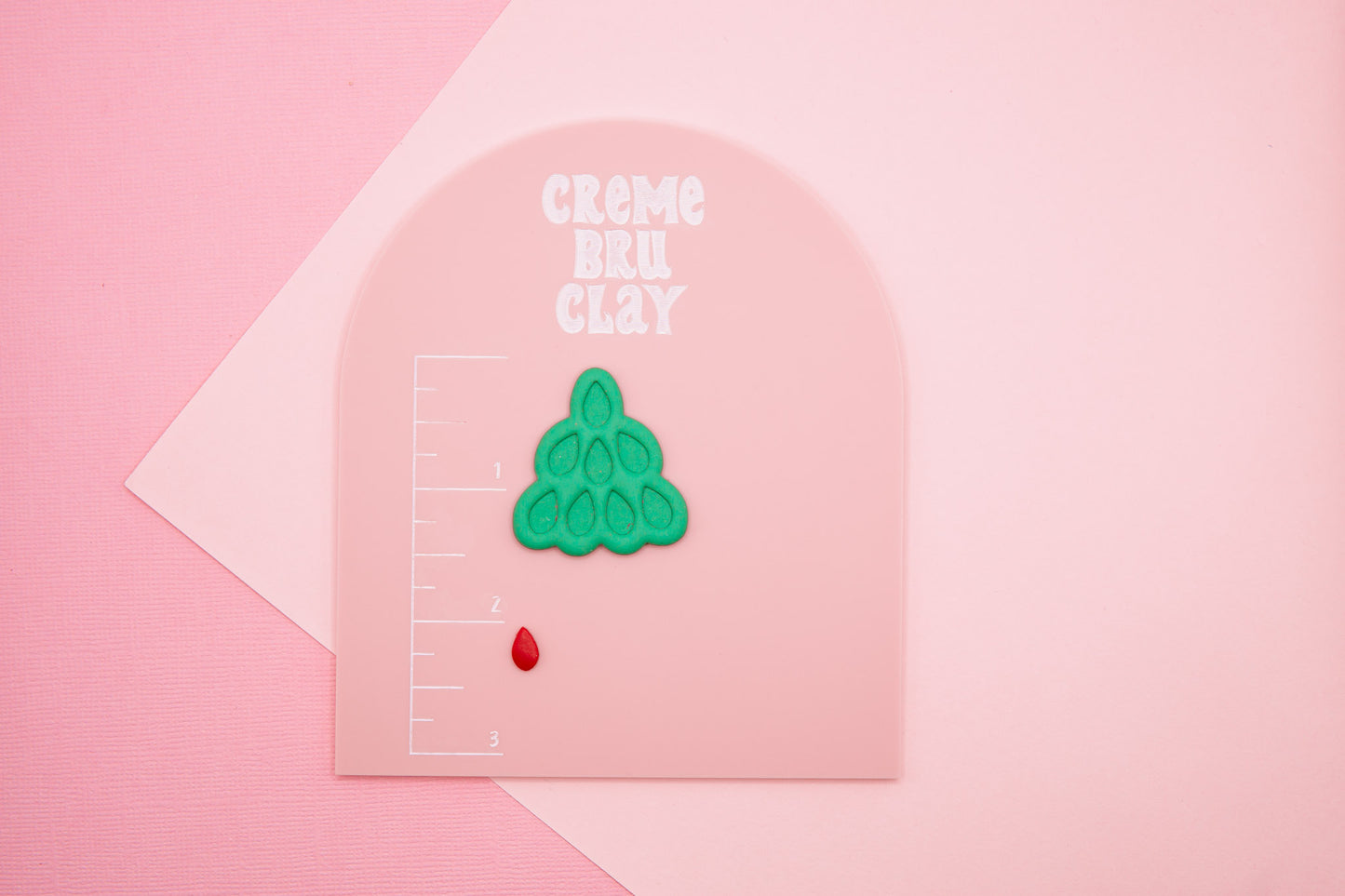 Stone Styled Christmas Tree Polymer Clay Cutter Set