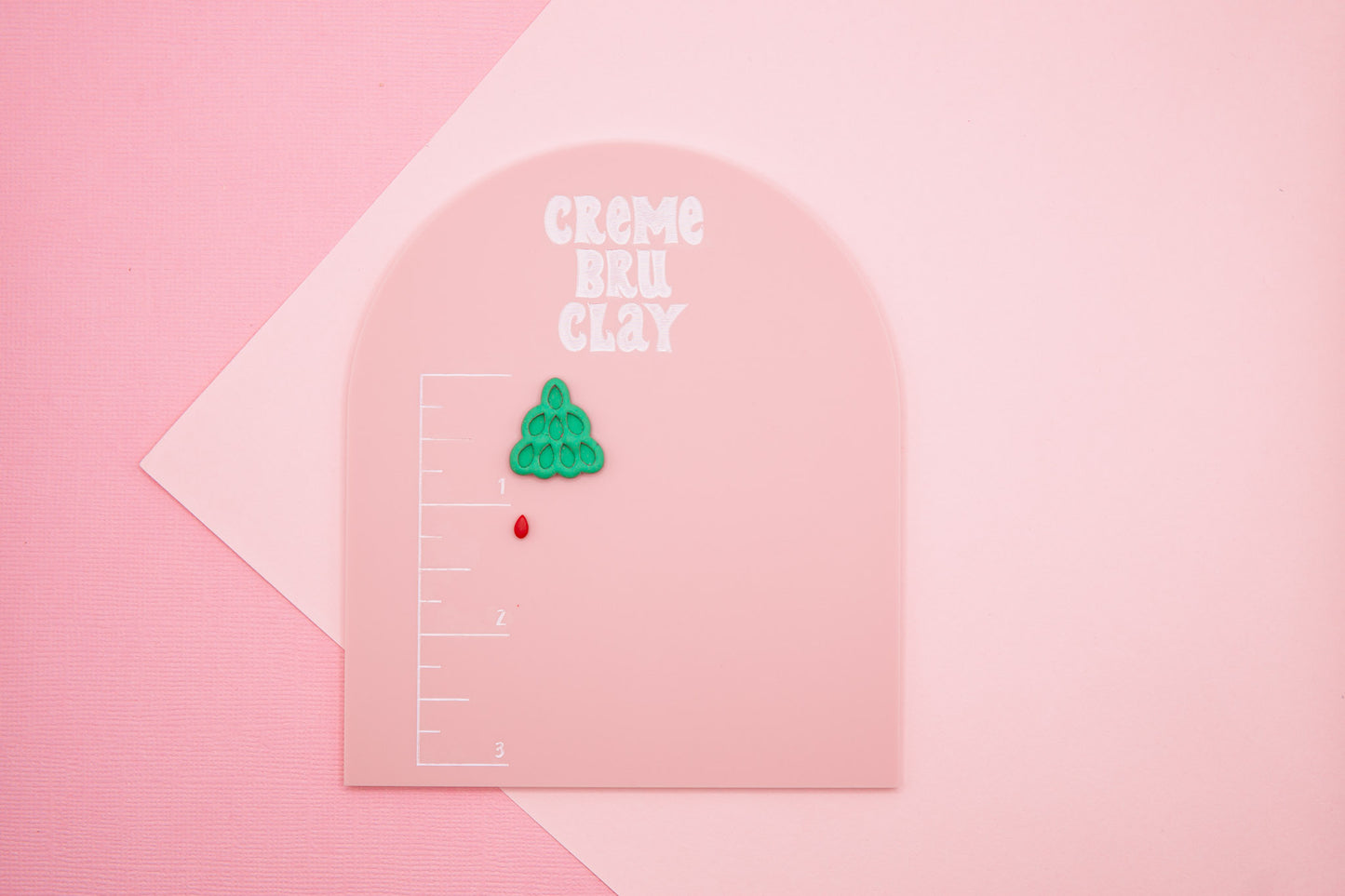 Stone Styled Christmas Tree Polymer Clay Cutter Set