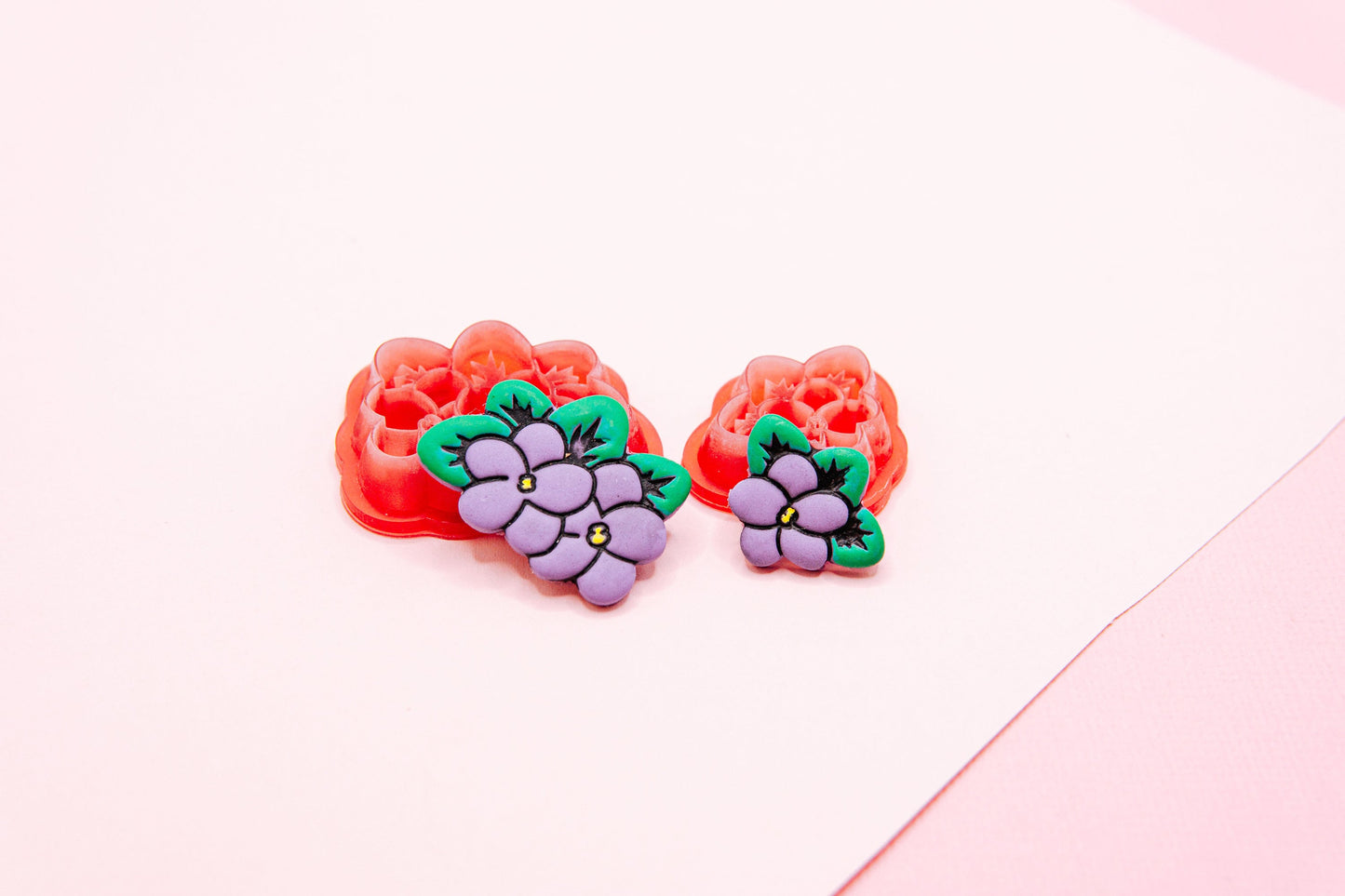 February Birth Flower Polymer Clay Cutter Set